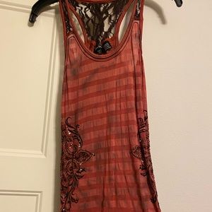 Miss Me tank too size small